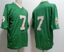 Notre Dame Fighting Irish #7 Audric Estime green college football jerseys-XST