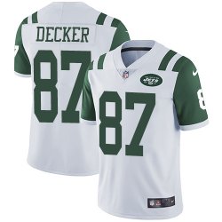 Nike New York Jets Eric Decker #87 white Color Rush Limited Jersey