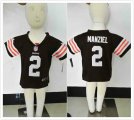 Nike Cleveland Browns #2 Johnny Manziel brown nfl children jerseys