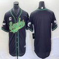 Nike Philadelphia Eagles blank black baseball jerseys Joint name-BD 05