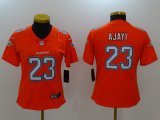 Women Nike Miami Dolphins #23 Ajayi orange Color Rush Limited Jersey