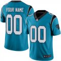 Customized Panthers blue nike Color Rush Limited Jersey