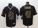 Nike New Orleans Saints #41 Alvin Kamara Lights Out black Color Rush Limited Jerseys-BD