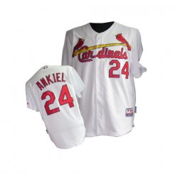 St.Louis Cardinals 24# Ankiel white MLB Jerseys