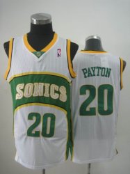 Seattle SuperSonics #20 Gary Payton white Soul Swingman NBA Jersey