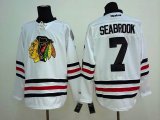 Reebok Chicago Blackhawks Brent Seabrook #7 white Ice hockey jersey