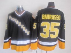 pittsburgh penguins #35 Tom Barrasso black CCM black hockey jersey