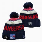 2024 New York Rangers blue white NHL Sports Cuffed Knit Hats