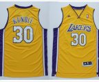 Los Angeles Lakers #30 Julius Randle Yellow NBA Swingman Jersey