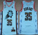 Phoenix Suns #35 Kevin Durant skyblue nba jerseys 6 Patch