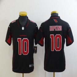 Youth Nike Arizona Cardinals #10 DeAndre Hopkins black Color Rush Limited jersey-BD