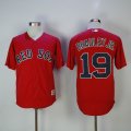 Boston Red Sox #19 Jackie Bradley Jr. red Majestic baseball jersey