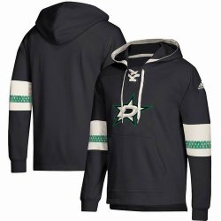 Custom Adidas Dallas Stars black personality Ice Hockey Hooded Sweatshirt