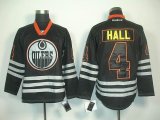 Reebok Edmonton Oilers HALL 4 Black Jerseys