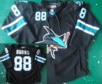 2011 San Jose Sharks 88# BURNS black nhl Jersey