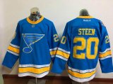 St.Louis Blues #20 Steen blue NHL hockey Jerseys