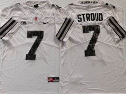 Nike Ohio State Buckeyes C.J. Stroud #7 White College Football Jersey