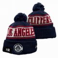 2024 Los Angeles Clippers navy white NBA Sports Cuffed Knit Hats