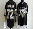 Alexei Kovalev #72 Pittsburgh Penguins Black Jersey