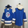 Toronto Blue Jays blank blue beige Hooded Sweatshirt