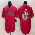 Nike Arizona Diamondback blank red majestic baseball Jersey big logo-BD 01