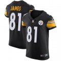 Youth Pittsburgh Steelers #81 Jesse James Nike black Color Rush Limited Jersey