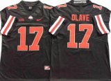 Ohio State Buckeyes #17 Olave black Limited Nike Football Jersey (1)