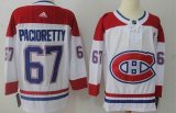 Adidas Montreal Canadiens #67 Max Pacioretty white hockey jersey