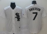 New York Yankees #7 Anderson white majestic mlb jersey