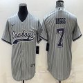 Nike Dallas Cowboys #7 Trevon Diggs gary baseball jerseys Joint name-BD