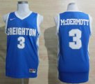 Nike Creighton Bluejays Doug McDermott 3 Blue College Basketball Jerseys