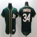 2016 Oakland Athletics Rollie Fingers #34 green Flexbase Authentic Collection Jersey