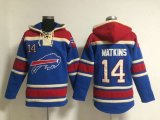 Buffalo Bills #14 Sammy Watkins Blue red nfl Hooded Sweatshirt