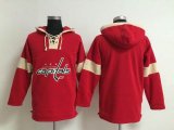 Washington Capitals blank Red Ice Hockey Hooded Sweatshirt