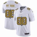 Customized Nike Orleans Saints white Color Rush Limited Jersey Shadow edition