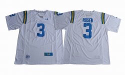 New UCLA Bruins 3 Josh Rosen College Football Limited Jersey -White