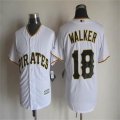 Pittsburgh Pirates #18 Neil Walker white majestic baseball Jersey