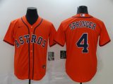 Nike Houston Astros #4 George Springer red majestic baseball jersey