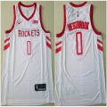 Nike Houston Rockets #0 Russell Westbrook white Basketball jerseys-XD