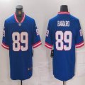 New York Giants #89 Mark Bavaro Nike Blue Color Rush Limited Jersey