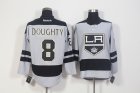 Reebok Los Angeles Kings #8 Drew Doughty gray nhl hockey Jersey