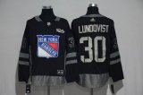 New York Rangers 30 Henrik Lundqvist black 2017 Centennial Classic Premier Player Jerseys