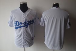 Los Angeles Dodgers blank white mlb jerseys