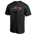 Men's Minnesota Wild Fanatics Branded Black Midnight Mascot Big & Tall T-Shirt