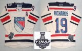 2014 stanley cup Rangers 19 Brad Richards Cream NHL Jerseys