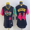 Women Nike San Diego Padres #44 Joe Musgrove black majestic baseball jerseys city version -BD 01