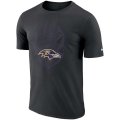 Men's Baltimore Ravens Nike Black Fan Gear Icon Performance T-Shirt