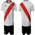 2019-2020 River Plate white soccer jersey home