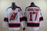 Reebok NHL New Jersey Devils 17 KOVALCHUK White Jersey