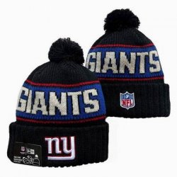 2024 New York Giants black blue white NFL Sports Cuffed Knit Hats